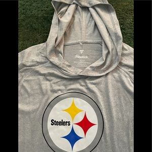 BRAND NEW MENS FANATICS PITTSBURGH STEELERS HOODIE FOR SALE SIZE SMALL!